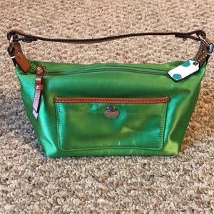 Coach Mini satin hand bag